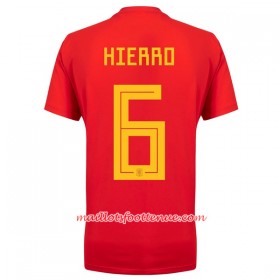Maillot/Tenue Espagne Hierro 6 Domicile Coupe du monde 2018
